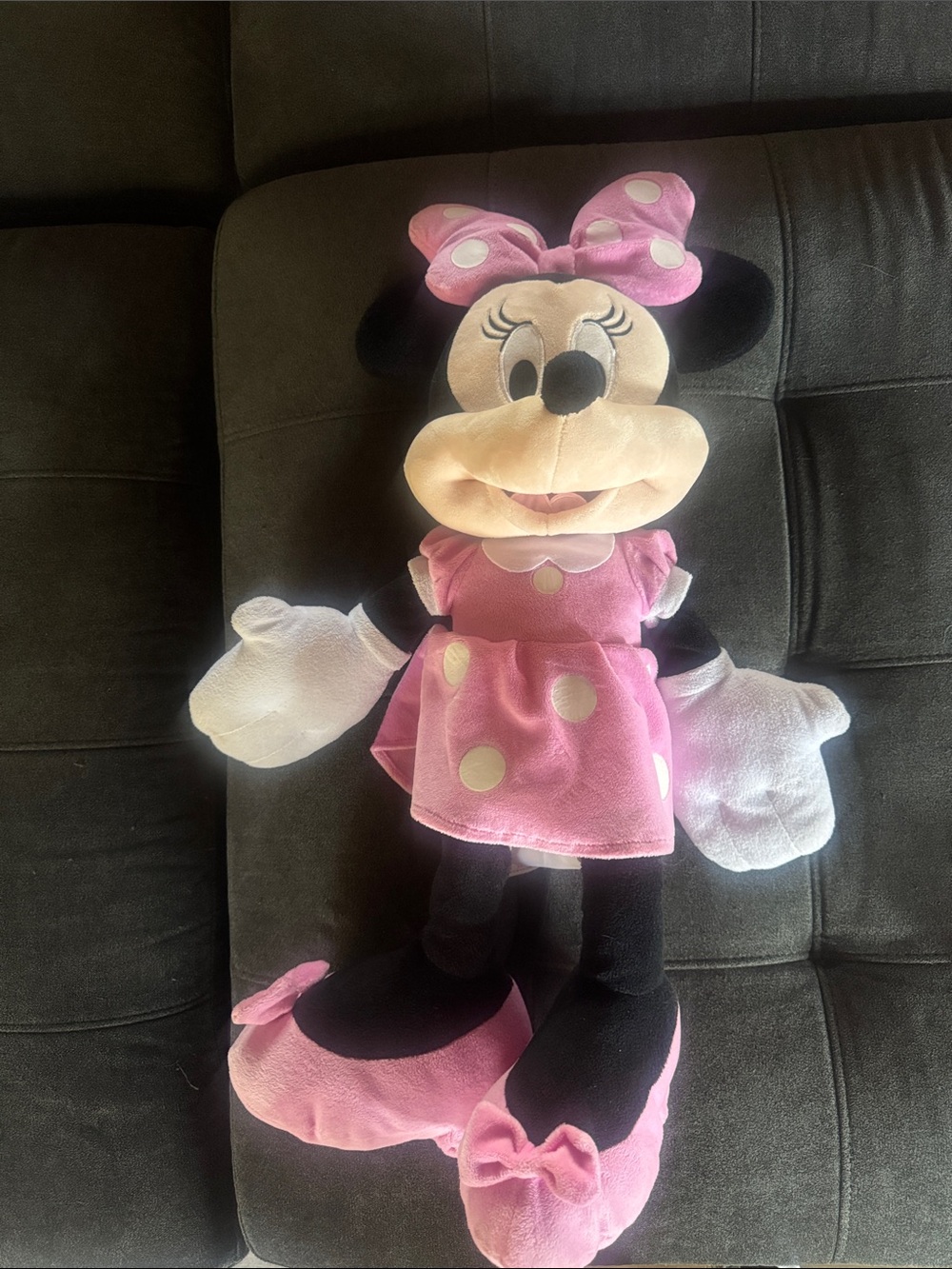 Minnie Mouse Pink Polka Dot Plush Toy - Classic Kids Character